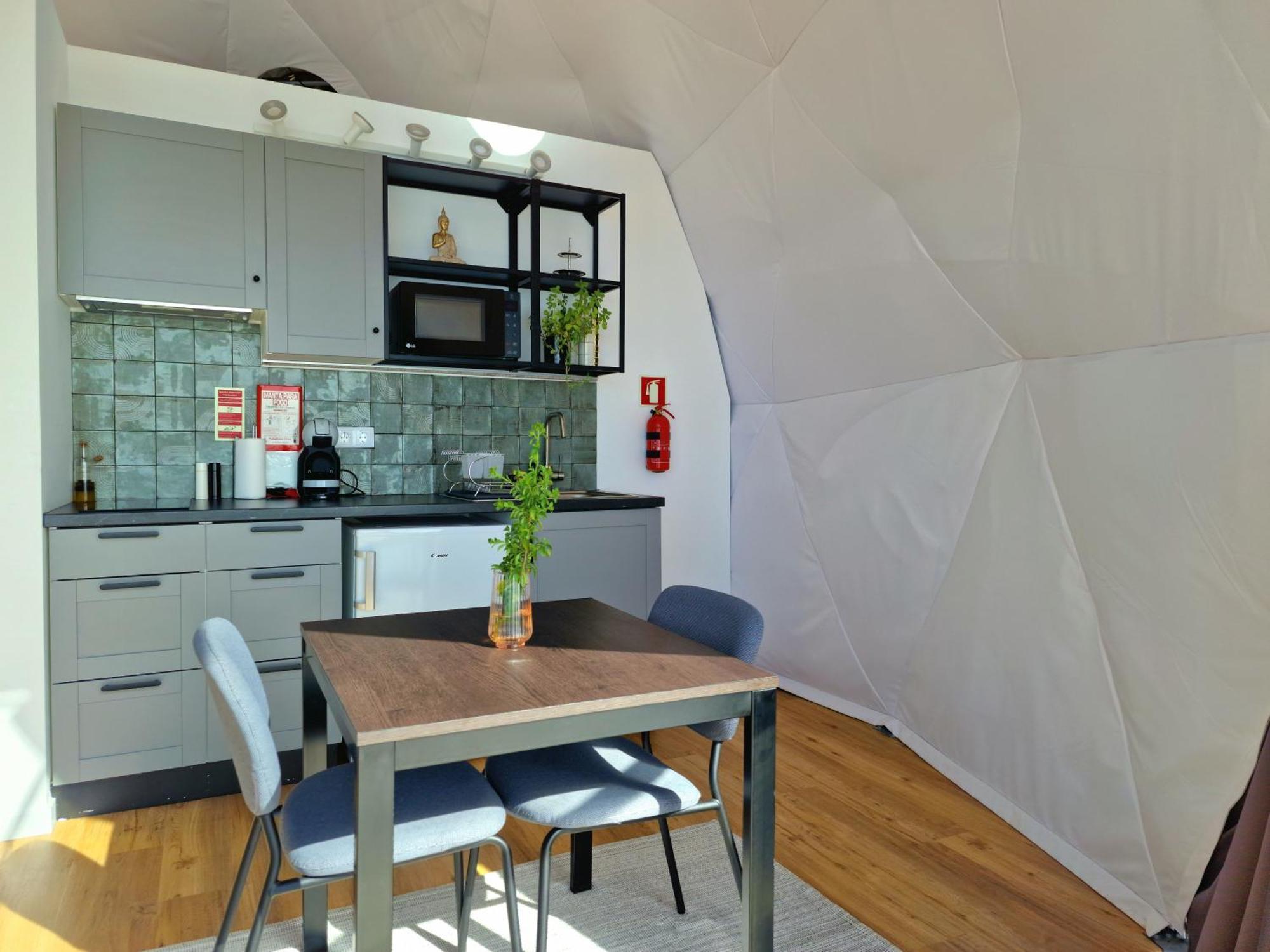 VI Naturae Glamping Faja da Ovelha Bagian luar foto