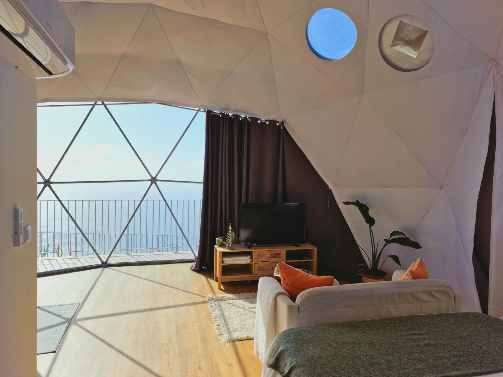 VI Naturae Glamping Faja da Ovelha Bagian luar foto