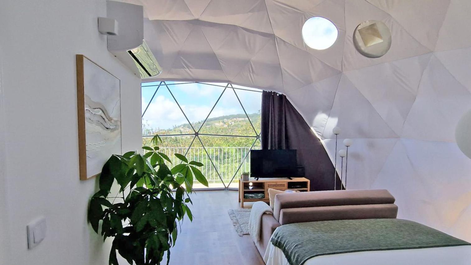 VI Naturae Glamping Faja da Ovelha Bagian luar foto